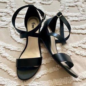 Fioni wedge sandals, Black size 10